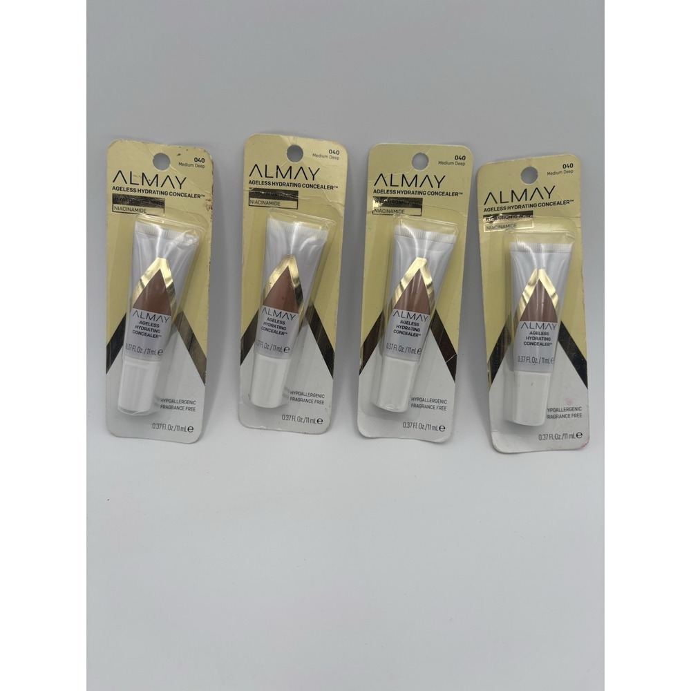 4 Almay Ageless Hydrating Concealer Sealed 0.37 fl oz Each 040 - Medium Deep